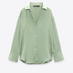 Zara silk shirt - NWT